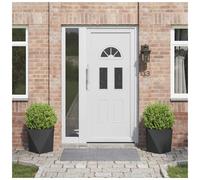 vidaXL Planter 2 pcs Black 40 x 40 x 40 cm Steel