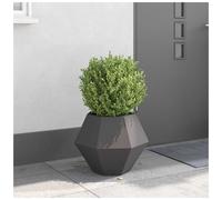 vidaXL Planter Black 50 x 50 x 40 cm Steel