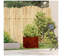 vidaXL Garden Planter Rusty 40 x 40 x 40 cm