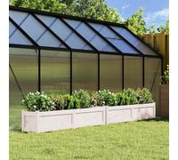 vidaXL Garden Planters 2 pcs Solid Pine, Brown