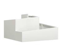 Garden Planter Metal Outdoor Terrace Accessories Pots Modern Holder Box vidaXL