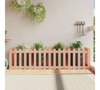 Garden planter natural douglas 200x50x50cm solid pinewood raised bed untreated.