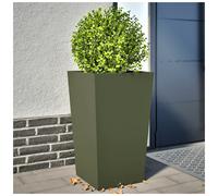 Garden Outdoor Flower Pot Patio Raised Bed Planter Box Steel vidaXL