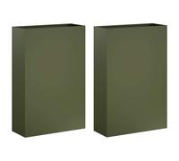 Garden Planter Outdoor Box Balcony Raised Bed Rectangular Modern Decor vidaXL