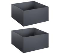 Garden Planter Outdoor Box Balcony Raised Bed Rectangular Modern Decor vidaXL