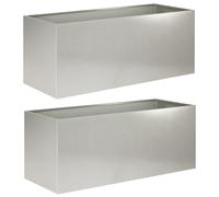 Garden Planter Outdoor Box Balcony Raised Bed Rectangular Modern Decor vidaXL
