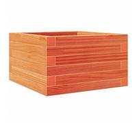 vidaXL Garden Planter Outdoor Flower Pot Planter Pot Wax Brown Solid Wood Pine