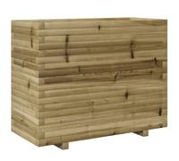 Garden Planter Outdoor Flower Pot Patio Planter Pot Solid Wood Pine vidaXL