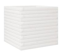 vidaXL Garden Planter White 50x50x45.5 cm Solid Wood Pine