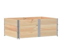 vidaXL Garden Planter Black 150x100 cm Solid Wood Pine
