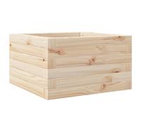 vidaXL Garden Planter White 40x40x23 cm Solid Wood Pine