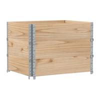 Garden Planter Outdoor Flower Pot Patio Planter Pot Solid Wood Pine vidaXL
