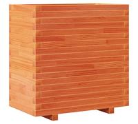vidaXL Garden Planter Wax Brown 70x40x72 cm Solid Wood Pine