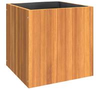 vidaXL Solid Acacia Wood Garden Planter Box - Outdoor/Indoor Square Flower Pot, Brown Finish 45x45x45cm