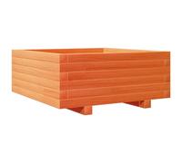 Garden Planter Outdoor Flower Pot Wax Brown Solid Wood Pine vidaXL