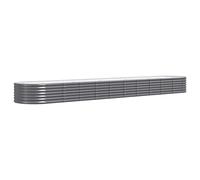 Garden Planter Patio Flower Pot Raised Garden Bed Powder-coated Steel vidaXL