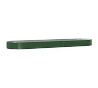 Garden Planter Patio Flower Pot Raised Garden Bed Powder-coated Steel vidaXL