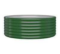 Garden Planter Patio Flower Pot Raised Garden Bed Powder-coated Steel vidaXL