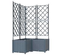 Garden Planter Plastic Outdoor Modern Accessories Terrace Minimalist vidaXL