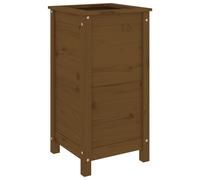 Garden Planter Raised Bed Patio Flower Box Honey Brown Solid Wood Pine vidaXL