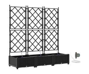 Garden Planter Steel Box Outdoor Modern Decor Urban Gardening Container vidaXL