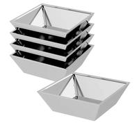 Garden Planter Weathering Steel Decor Metal Trapezoidal Outdoor Modern vidaXL