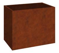 Garden Planter Weathering steel Decor Outdoor Modern Holder Minimalist vidaXL