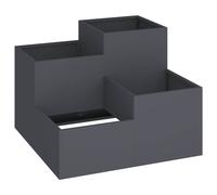 Garden Planter Weathering Steel Metal Outdoor Decor for Gardens Modern vidaXL