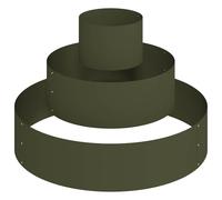 vidaXL Garden Planter Olive Green 90 x 90 x 20 cm Cold-rolled Steel | Tough powder-coated finish for that rugged vibe, Rearranged to fit your space just right,