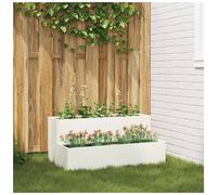 Garden Planter Weathering Steel Outdoor Metal Display Decor Flower Box vidaXL