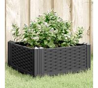 Garden Planter with Pegs Raised Bed Outdoor Flower Pot Planter Pot PP vidaXL