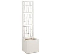 Garden Planter with Trellis PP Outdoor Box Flower Terrace Patio Home vidaXL