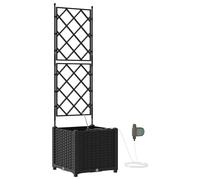 Garden Planter with Wheel PP Outdoor Large Floor Modern Polypropylene vidaXL