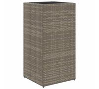 Garden Planters Outdoor Flower Pot Planter Pot Flower Box Poly Rattan vidaXL
