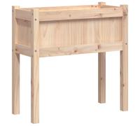 vidaXL Garden Planter with Legs 70x31x70 cm Solid Wood Douglas