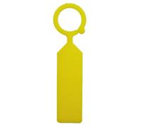 Garden Planting Tag Ring Hook Tree Markers Sign Re-Usable Hanging Label Stakes for Flower Vegetables Nursery(Yellow,50PCS_10.8X2.3CM)