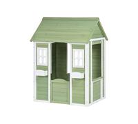 Garden Playhouse SAURIS Fir Wood Green