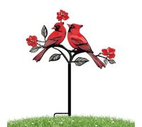 Garden Poles as Decorative Elements for the Garden, Bird Pattern Art Decoration, Animal Figures as Garden Plugs, for Landscaping Garden Paths, Restaurants, Outdoors, Lawns