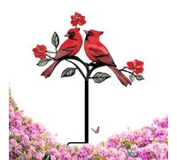 Garden Poles as Decorative Elements for the Garden - Bird Pattern Art Signs Decorative Ornaments, Decorative Decorative Stakes - For Patio Landscaping Garden Path Outdoor Lawn
