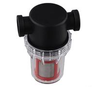 Garden Pond Inline Mesh Strainer Water Filter for High Flow Irrigation Pipeline, Pre-Filter Kit with Washable Fine Mesh Cartridge and 2 Connectors, 1/2" 3/4" 1" Female Thread(A)