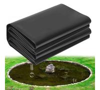 Garden Pond Liners - Flexible Waterproof Membranes 5x5m / 6x7m / 7x8m / 8x10m / 10x12m Films for Fish Ponds Small Water Features Fountains & Waterfalls