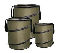 Garden Pop-up Tidy Bag | Colla-psible Trash Can Small/medium/large | Oxford Cloth Dustbin Garden Storage Unit Bin | Reusable Trashcan With Zippered Lid For Outdoor/rubbish/waste/dustbin/animal Feed