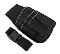 Garden Portable Multifunction Tool Waist Bag Belt Tool Apron with Adjustable Tool Storage Bag Durable Oxford Fabric for Gardening Farming Warehouse Work Black 27.5 x 14cm
