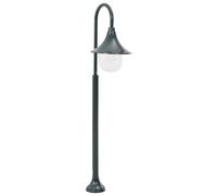 Garden Post Light Dark Green 120cm Aluminium + PVC Outdoor Lamp IP44 E27 [EEK: A+++]