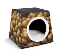 Garden Potatoes Pet Tent for Small Cats and Dogs,Cat House - Soft Comfort Washable,Dog Bed Open Design Pet Tents Indoor Outdoor Travel
