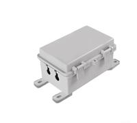 Garden Power Socket Cover 210x130mm Rainproof Safe | IP66 rated, sunproof rainproof snowproof, secure for outdoor power supply, 210mm length, for durable gray finish
