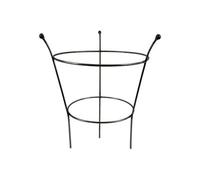 Garden Pride 24" (64Cm) Ball Top Peony Cage - Raw Steel Designed To Rust