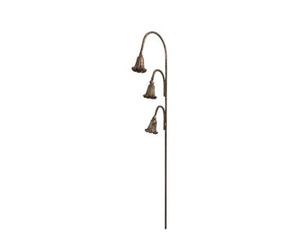 Garden Pride Bluebell - Metal Flower Garden Stakes - Pack Of 3 - 108Cm