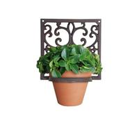 Garden Pride Cast Iron Wall Mounted Pot Holder - 1 Pot