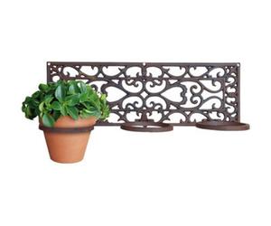 Garden Pride Cast Iron Wall Mounted Pot Holder - 3 Pot